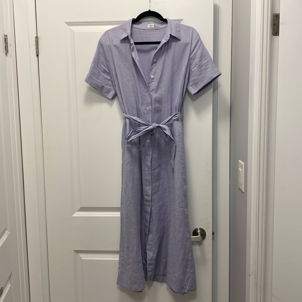 Aritzia Wilfred Eleta Linen Maxi Dress